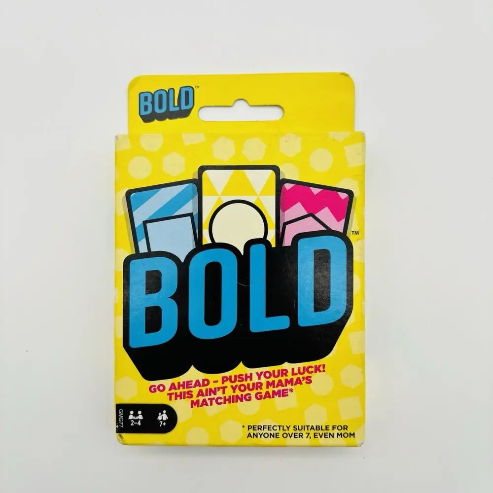 Bold card game ~ Mattel Games - Complete-NEW. Cards Sealed.